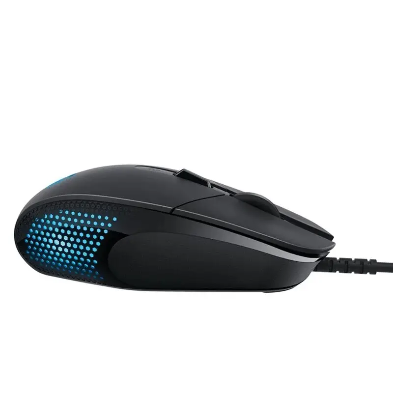 Проводная игровая мышь logitech G302 с дышащим светом 4000 точек/дюйм USB поддержка офисного теста для ПК игры Windows10/8/7