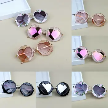 

Girls Children Kids Holiday Party Heart Shaped Love Sunglasses Shades UV400 UK child glasses