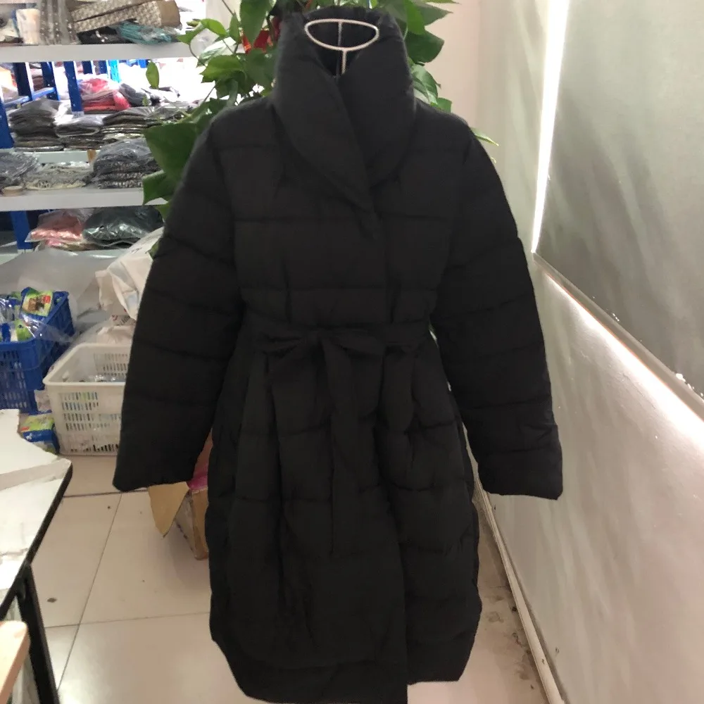 Зимняя куртка Новая Женская длинная парка верхняя одежда теплая Толстая хлопковая стеганая куртка пальто женское повседневное зимнее пальто большого размера
