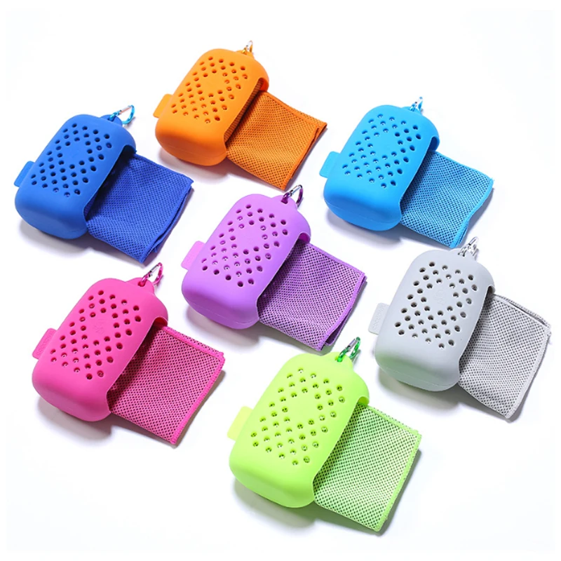 

Microfiber Sport Towel Rapid Cooling Ice Enduring Instant Cooling Face Towel Heat Relief Reusable Chill Cool Towel