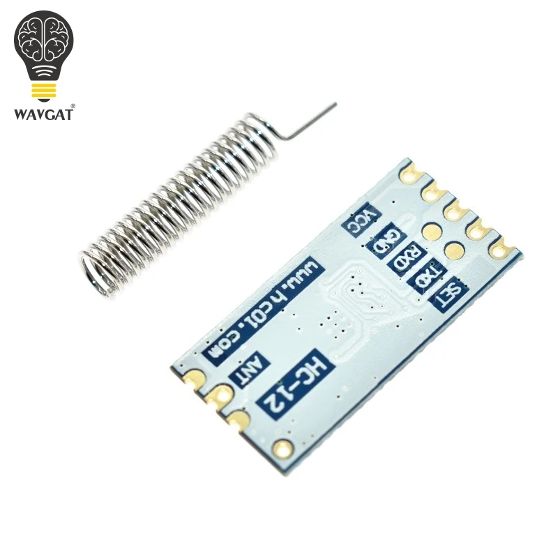 433 МГц SI4463 HC-12 беспроводной модуль последовательного порта 1000 м Замена Bluetooth