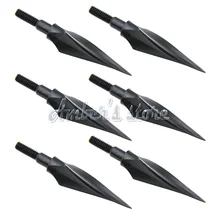 6 шт зерна стальные наконечники 150 зерна стрела вращения Mitsubishi/Sparganii форма стрельба из лука, охота