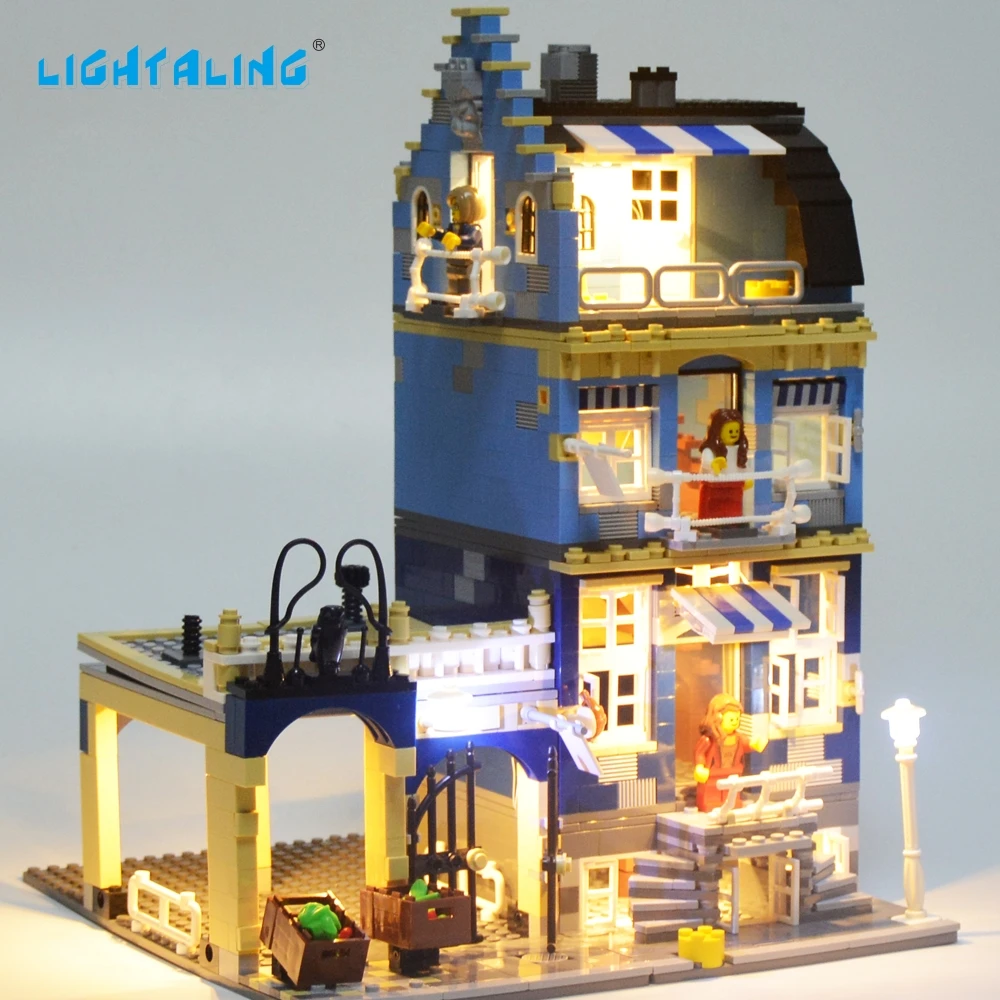 

Lightaling LED Light Block Set Toy For Factory City Street European Market Model Toy Compatible with 10190