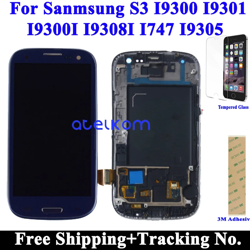 

100% Tested LCD Display For Samsung S3 I9300 LCD I9300I I9301 LCD For Samsung S3 NEO I9300I LCD Screen Touch Digitizer Assembly