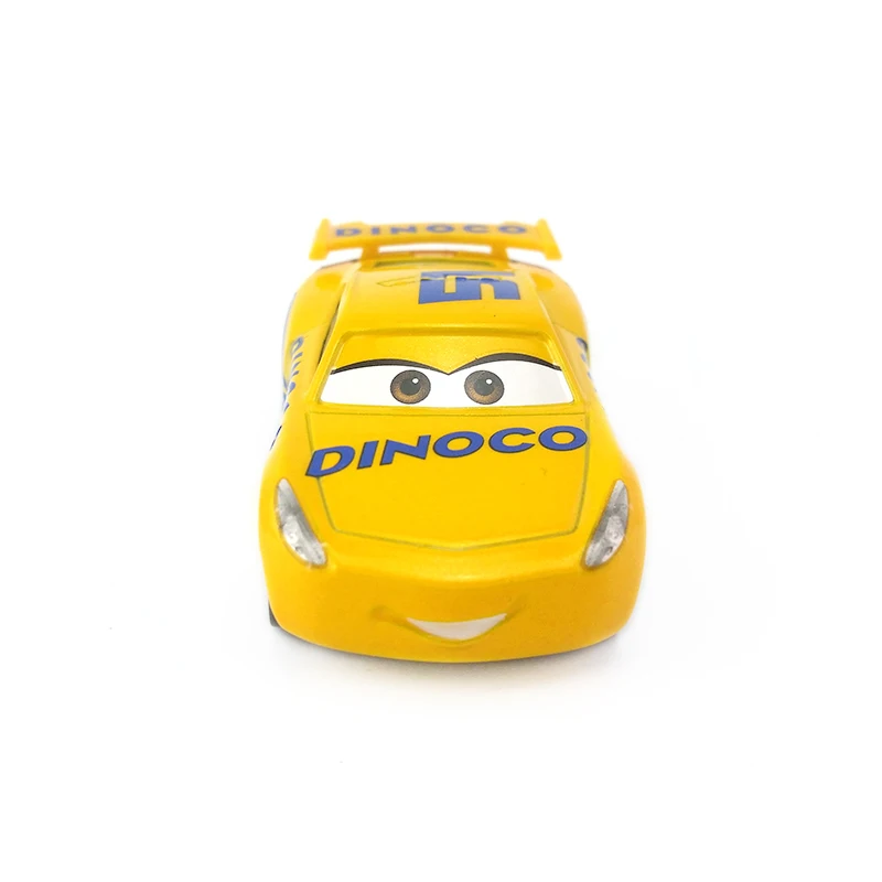 Disney Pixar Cars 3 Dinoco Крус Рамирез 1:55 Металл литой автомобиль Развивающие игрушки модель автомобиля для мальчиков детей подарок на день рождения