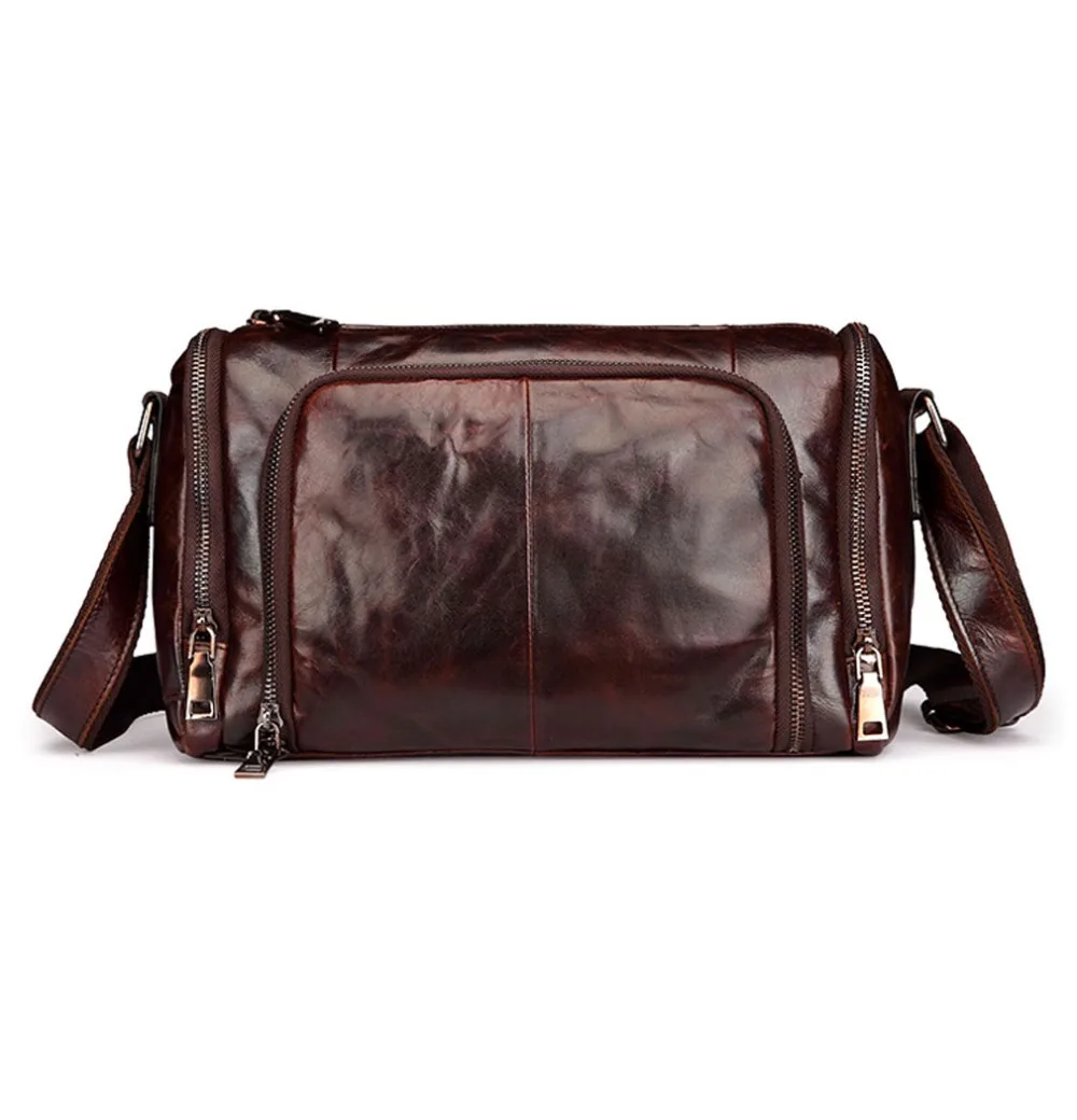 

New Men Vintage Genuine leather First layer Cowhide Cross Body Shoulder Messenger Business Bag