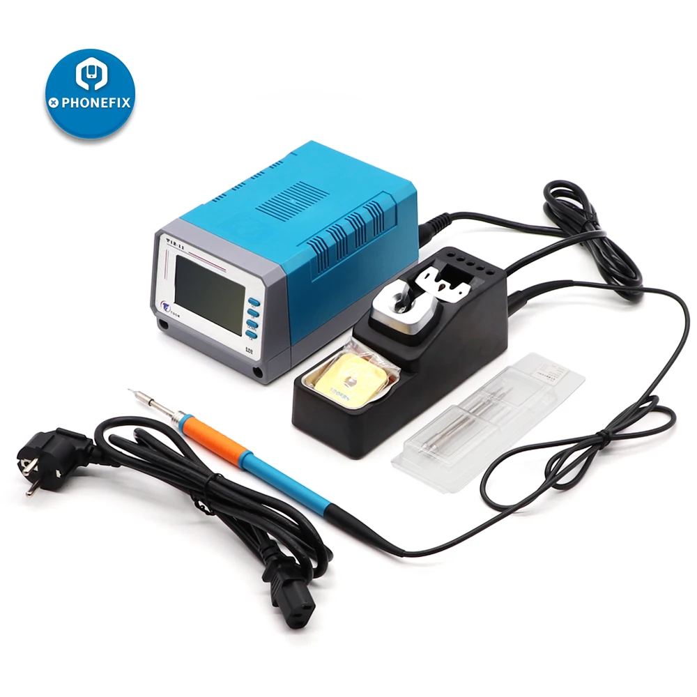 

PHONEFIX Original LEISTO T12-11 Digital Lead free Soldering Station with Soldering Iron Pen PCB Components Welding Repair Tool