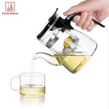 Samadoyo высокое боросиликатное стекло ситечко для заварочного чайника 600 мл элегантный горшок чайная чашка ручной работы чайник Набор B02