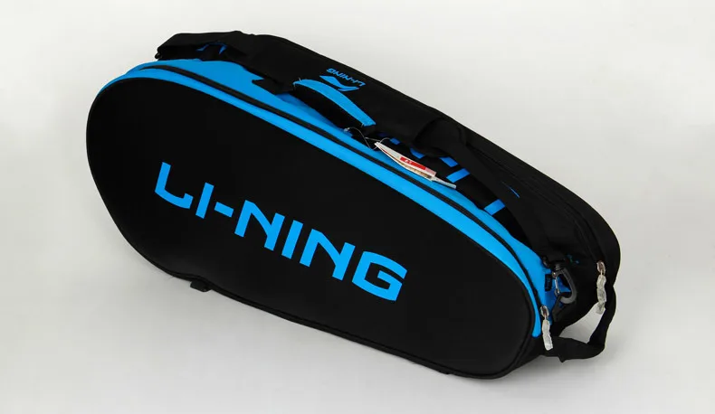Натуральная Подкладка бадминтон ракетка плечевая сумка 3-6 Установить Спортивные Профессиональные сумки для катания на ракетки ABJH006 Bule цвет L700OLB