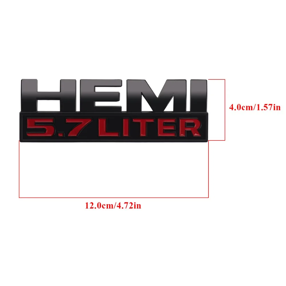 5.7L HEMI эмблема знак наклейка на автомобиль для Dodge джип Ram Chrysler Зарядное устройство