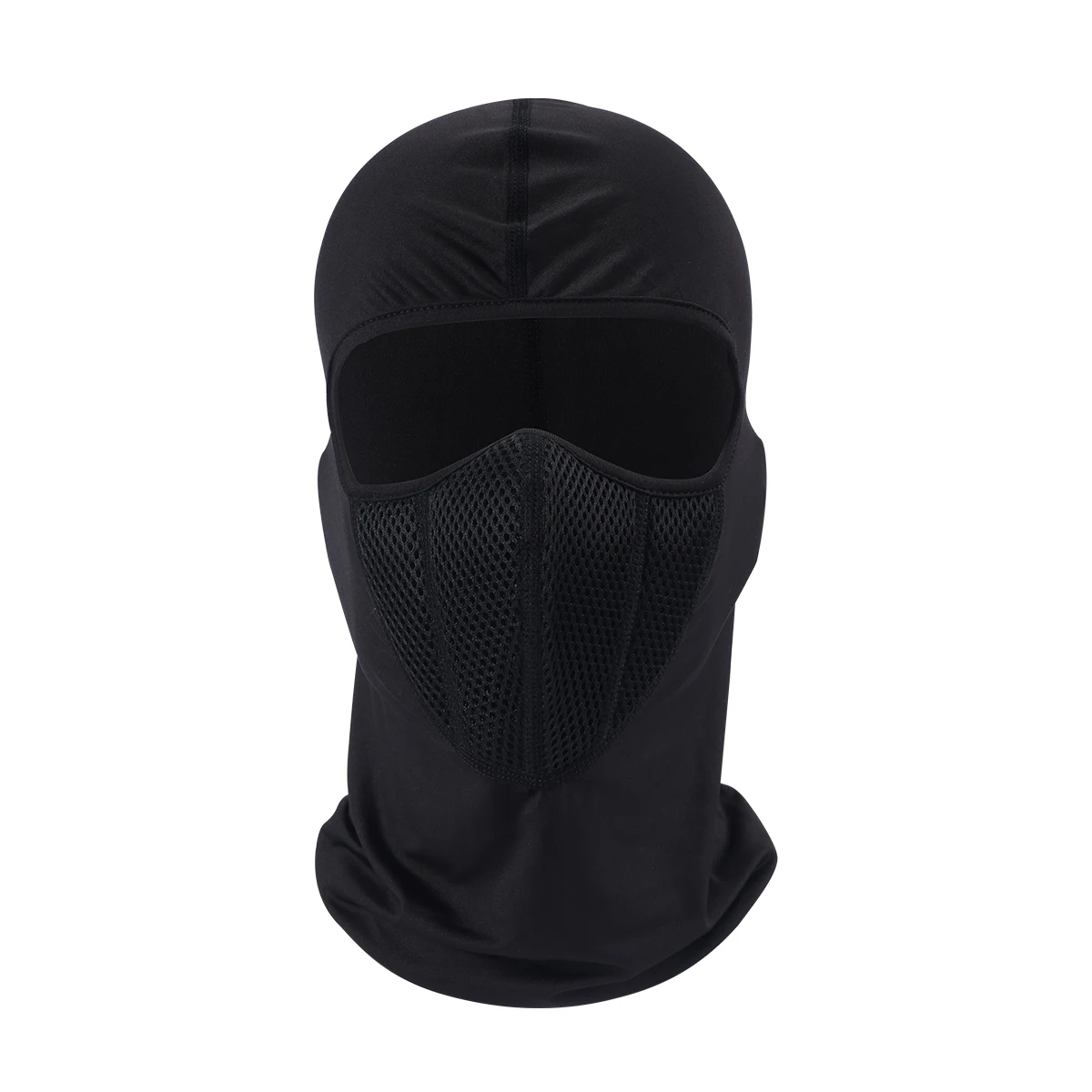 HEROBIKER маска для лица мотоциклетная шляпа ветрозащитная тактическая маска для лица шлем шапочки тренировочная маска для велоспорта лыжные мото шапки-Балаклавы - Цвет: Черный