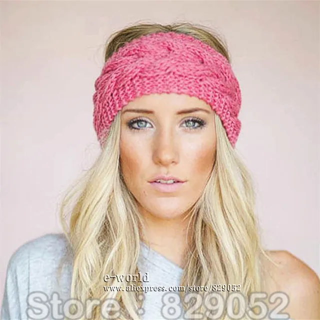 Aliexpress.com : Buy Wool Knitted Turban Headbands For ...