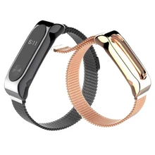 Магнит НТС Для Сяо mi Группа 2 ремень mi Группа 2 металлический ремешок браслет для mi Группа 2 mi Группа 2 умные часы браслет ремешок ремешок для