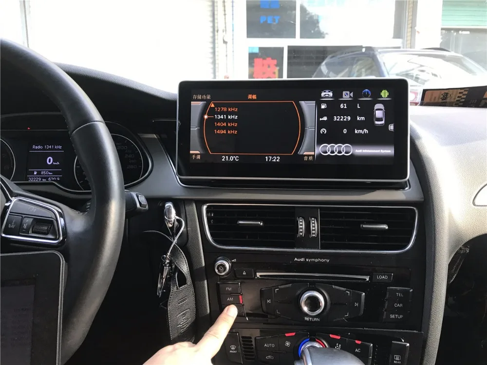 Best BigScreen Car DVD Player GPS Navi For Audi A4L 2009-2016 Satnav Stereo Multimedia Radio Autoradio Headunit WIFI FM wince 2 Din 5