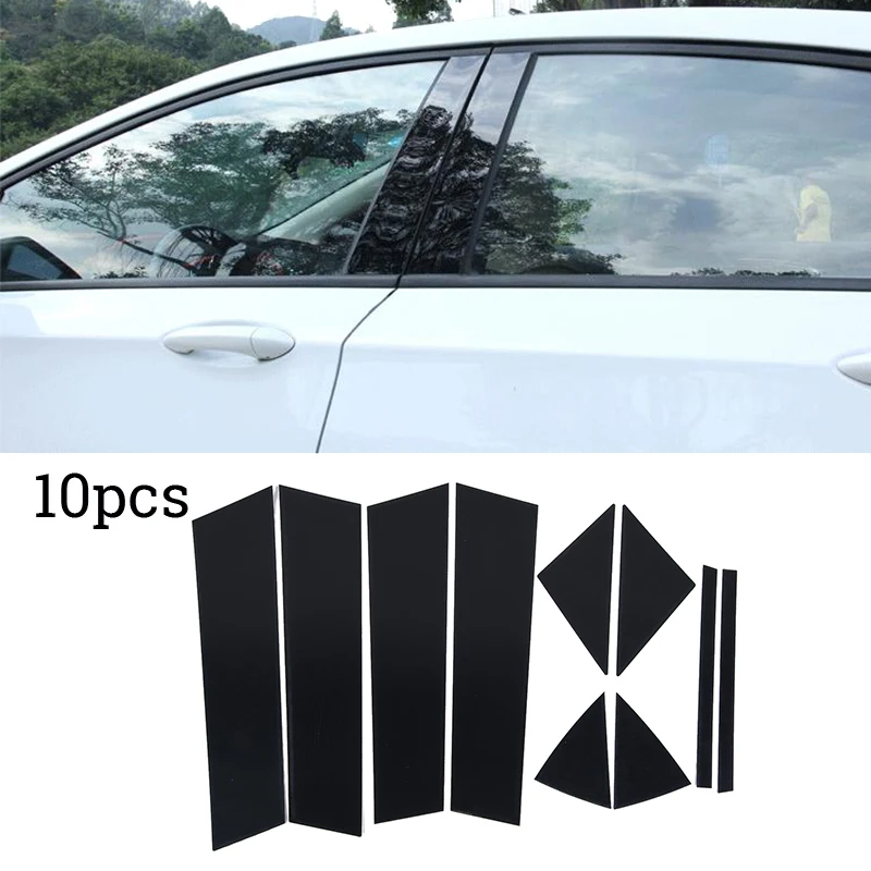 10 шт. автомобильные оконные края крышки стойки зеркала Замена ПК пластик для Mazda 3 мазда3 Axela- оконная стойка для выступаюших деталей