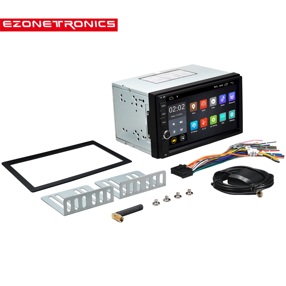 Excellent 7" Android 8.0 Quad Core 2G+16G Universal Double 2 Din no dvd Car Audio Stereo GPS Navigation Radio Kits Car Multimedia RDS 5