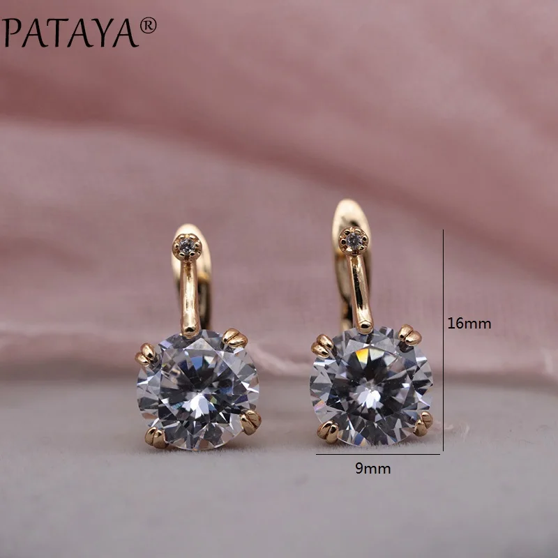 Серьги подвески женские из розового золота 585 пробы с натуральным