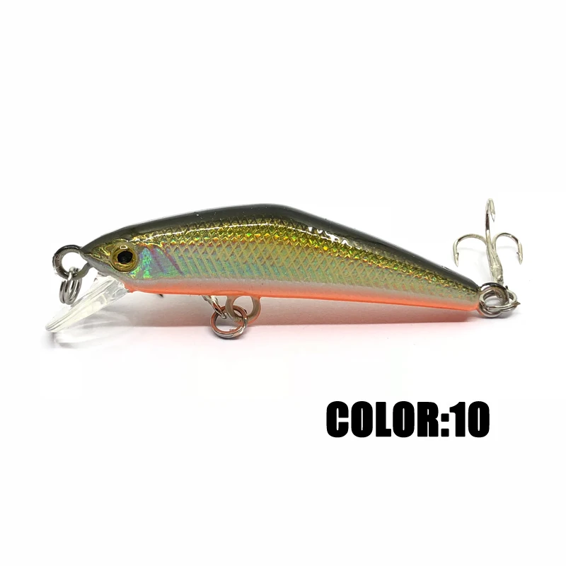 1Pcs 4.5cm 2.85g Fishing Lures Laser Minnow Fishing Bait Aritificial Hard Bait Crankbait Wobbler Plastic Fish 1Pcs 4.5cm 2.85g Fishing Lures Laser Minnow Fishing Bait Aritificial Hard Bait Crankbait Wobbler Plastic Fish