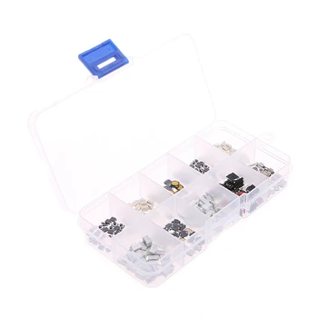 

250 Pcs 10 Types Tactile Push Button Touch Switch Remote Keys Microswitch 'lirunzu