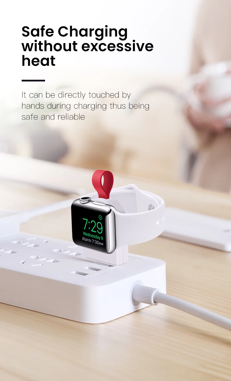 IONCT Беспроводная зарядка для Apple Watch Зарядное устройство Док-станция Магнитная для iWatch зарядное устройство 4 3 2 1 Apple Watch 4 зарядное устройство с USB портативный