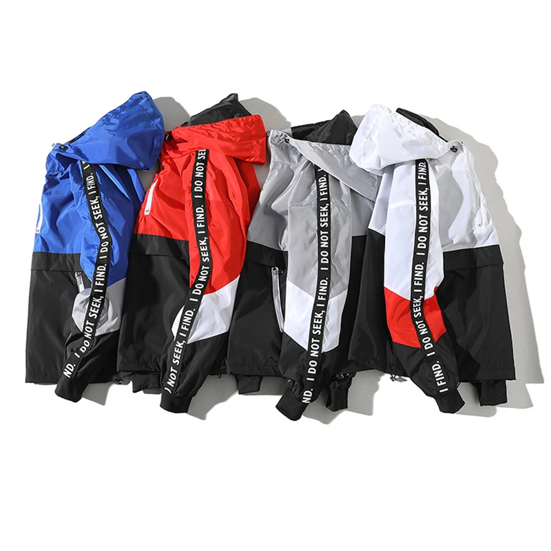 DIMUSI الرجال المعطف واق الستر نمط رجل المتناثرة الهيب هوب الشارع ارتداء السترات الرجال بلوزة كاجوال مقنع رياضية منفذها معاطف