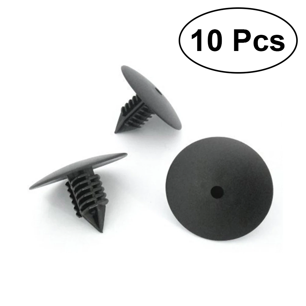 10pcs Auto Trim Clips Wheel Arch Clips Plastic Rivet Fastener Car