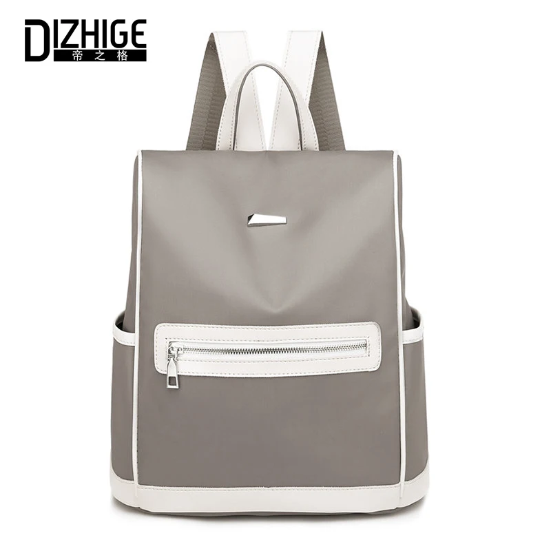 

DIZHIGE Brand Large Capacity Waterproof Oxford Women Anti-theft Backpack Solid High Quality Travel Bag Casual Female School Bag