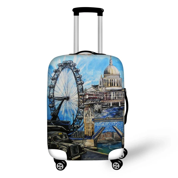 FORUDESIGNS/ дизайн, чемодан для путешествий, чемодан, мешок для хранения, чехол, толстый защитный, 18-30 дюймов, аксессуары для путешествий - Цвет: Z284L