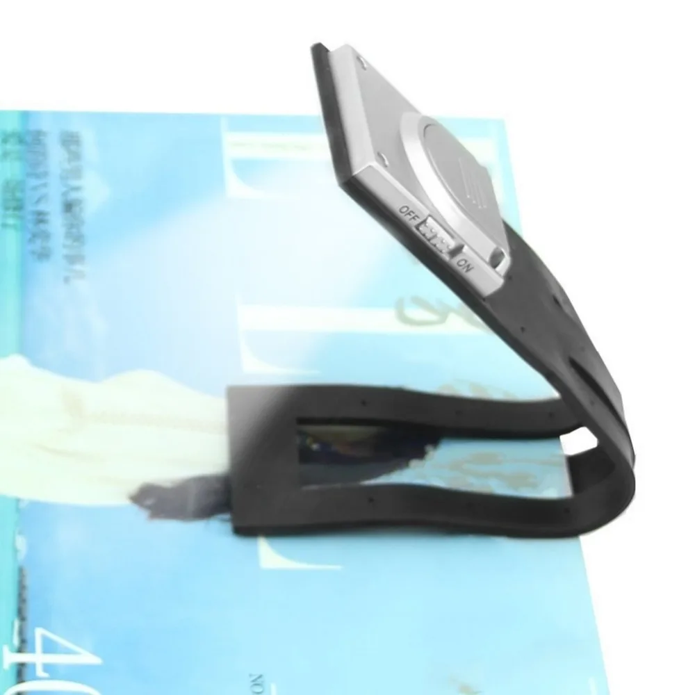 

Rechargeable Reading Lamp Compact Book Light Flexible LED Light Clip-on LED Lamp for Kindle and Book 4 Modes Black