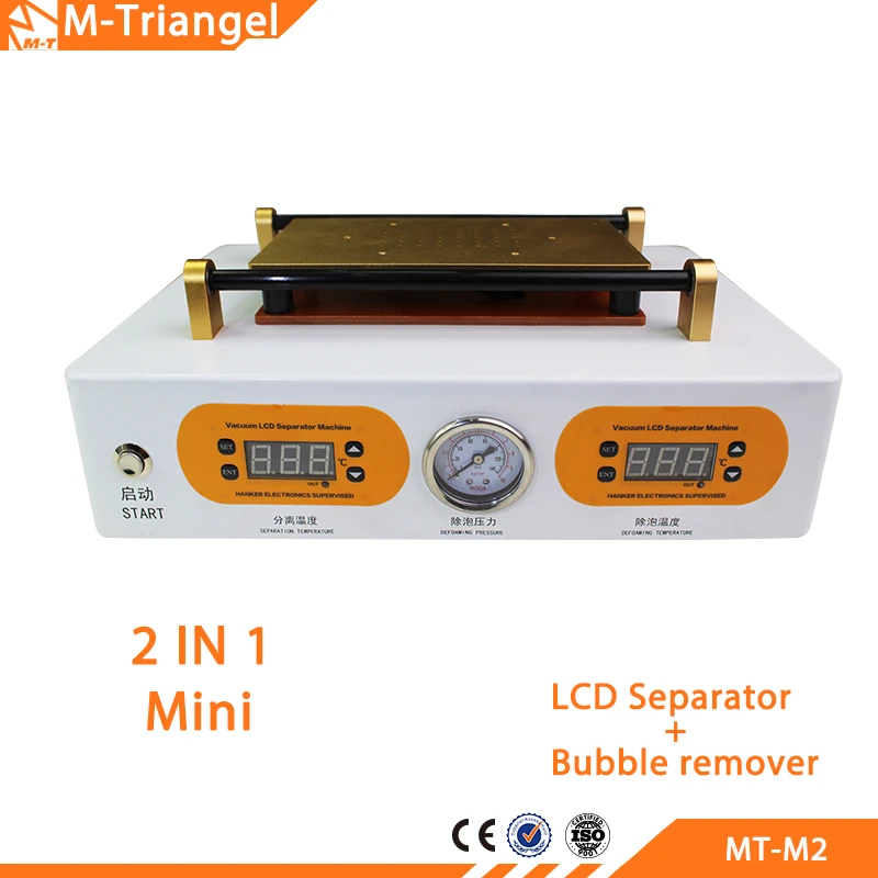 Bubble Remover LCD Separator Multifunction 2 in 1 Need External Vacuum Pump For Iphone 6S Xiaomi Huawei Mobile Phone M-Triange1