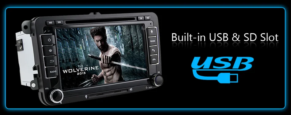 Sale Eunavi Octa Core Android 9.0 2 Din Car dvd player For VW GOLF JETTA POLO TOURAM PASSAT B6 GPS Navi Stereo Radio touch screen usb 28