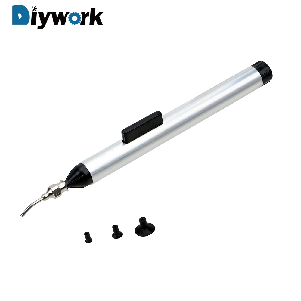 DIYWORK ручной насос IC инструмент альтернативный пинцет с 3 размерами сосания припоя Picker ручной инструмент набор вакуумный всасывания ручка