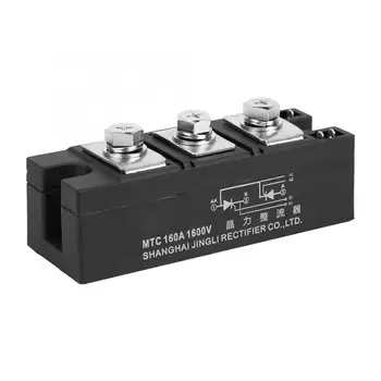 

MTC160A 1600V Two-way Thyristor Module Silicon Controlled Rectifier Diode Metal Case 3 Pins 160A Bridge Rectifier