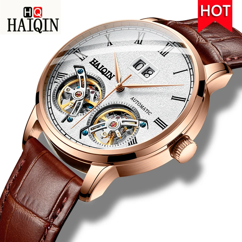 

HAIQIN Men's Watches Watch Men Top Luxury Fashion / Mechanical / Sports / Gold / Waterproof / Automatic / Business / Watch Men