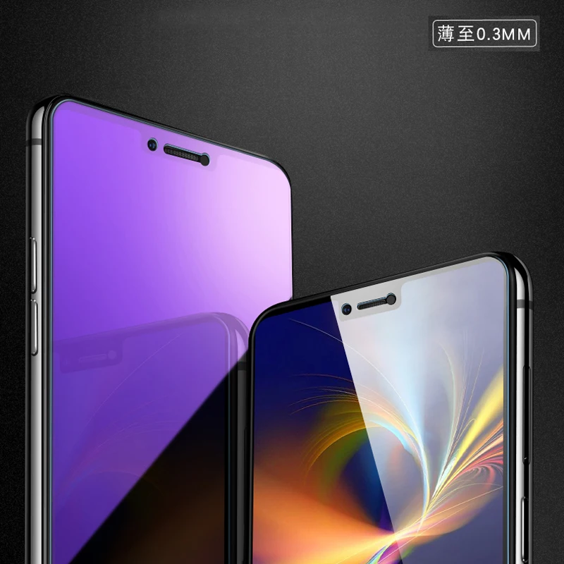 Закаленное стекло с защитой от синего излучения для Huawei P Smart Honor 7A Pro Y7 Prime 2018 2017 Y9