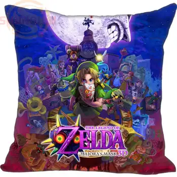 

Hot Sale Custom Decorative Pillowcase The Legend of Zelda Square Zippered Pillow Cover Best Nice gift 20X20cm,35X35cm(one side)