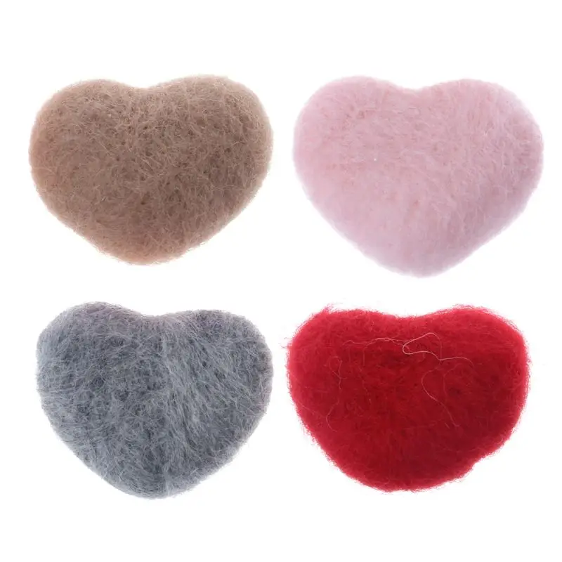 

5cm Newborn Photography Felt Love Shape Props Tiny Baby Girl Boy Photo Shoot Handmade Felt Heart Shaped Props