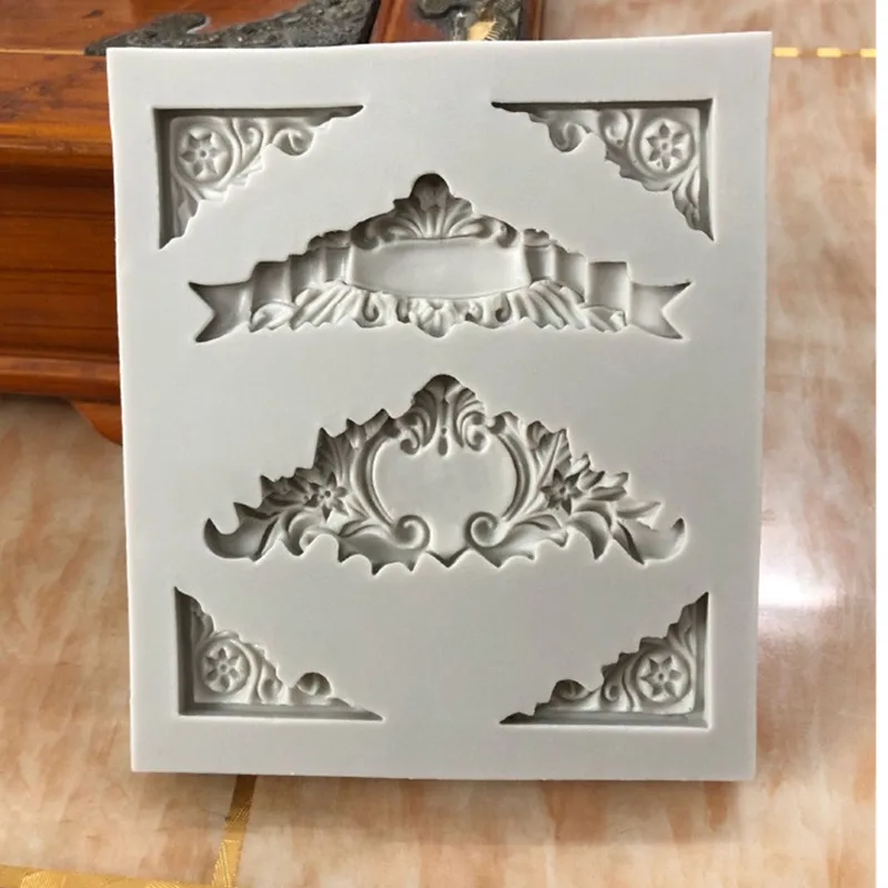 

Aouke Retro European Lace Mould DIY Fondant Cake Mould Chocolate Fudge Tools Baking Utensils