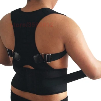 

Plus Size Adjustable Posture Back Support Corrector Brace Lumbar Shoulder Orthopedic Elastic Adjustable Lower Back Support Belts