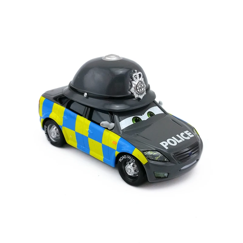 Disney Pixar Cars Mark Wheelsen Police UK металлический литой под давлением игрушечный автомобиль 1:55 Свободный Новое и