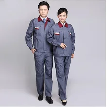 10 комплектов-рубашка и штаны) 4S Автоматическое тиснение узора Мужская Механика Рабочая станция рабочая одежда заводской цех оборудование с длинными рукавами костюм