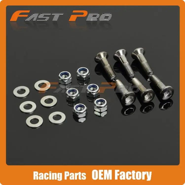 

Sprocket Bolts Nuts Washers Set for KTM CRF RMZ KXF YZF WRF CR RM KX WR YZ Husaberg Husqvarna Gas Gas Beta Sherco CCM