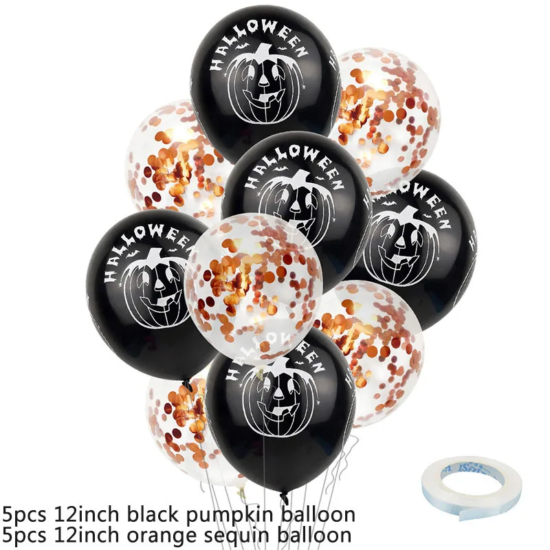 10pcs Halloween Skull Balloon Ghost Latex Balloons Confetti Air Baloons For Happy Halloween Decoration Party Balloons 2019 New 10pcs Halloween Skull Balloon Ghost Latex Balloons Confetti Air Baloons For Happy Halloween Decoration Party Balloons 2019 New