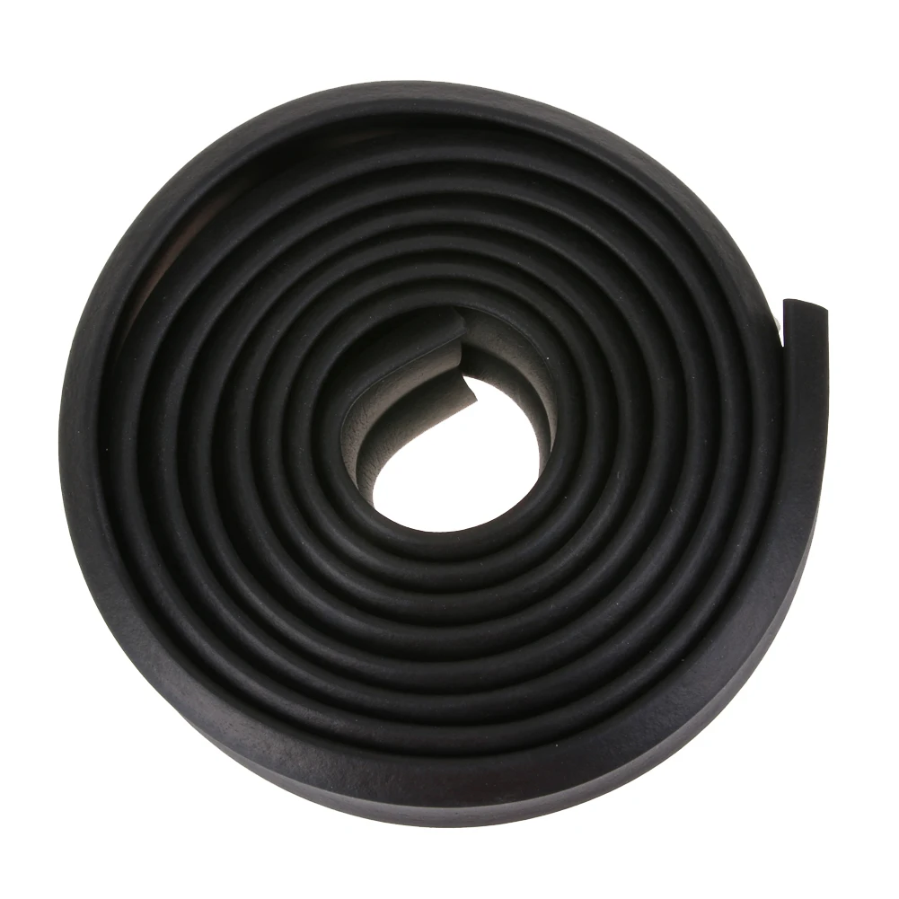 Soft Black Bumper Strip Car 65mm Width 2.5m Length Exterior Front Bumper Lip Kit Car Bumper Strip High Quality Styling Mouldings