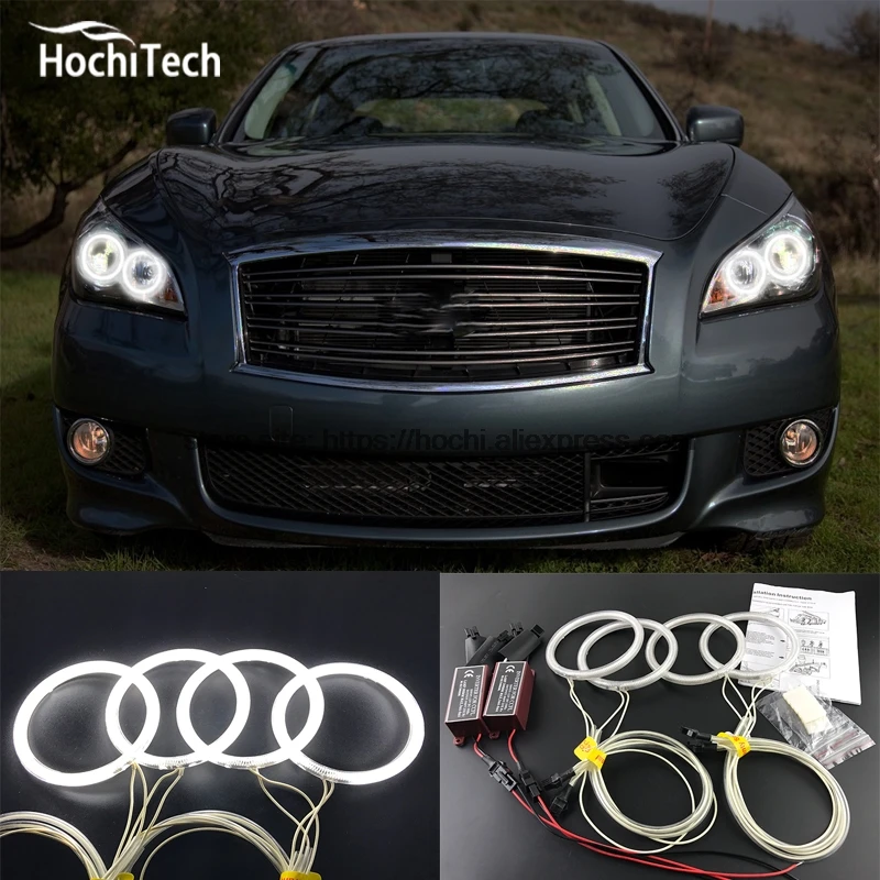 Комплект с ангельскими глазами HochiTech Excellent CCFL ультраяркая подсветка фар для Infiniti M