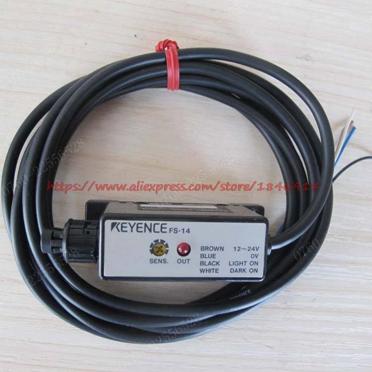 

Free shipping Original authentic Japanese KEYENCE Kean optical fiber amplifier FS-14