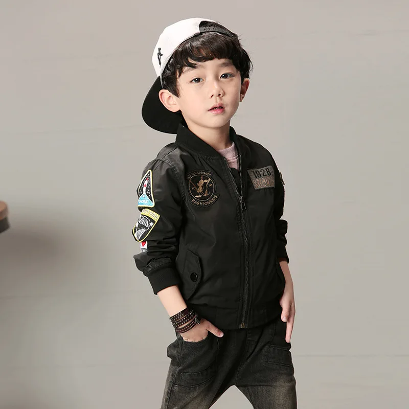 Preise DIMUSI Frühling Jacken für Jungen Mantel Armee Grün Bomber Jacke jungen Windjacke Herbst Jacke Patchwork Kinder Kinder Jacke BC004