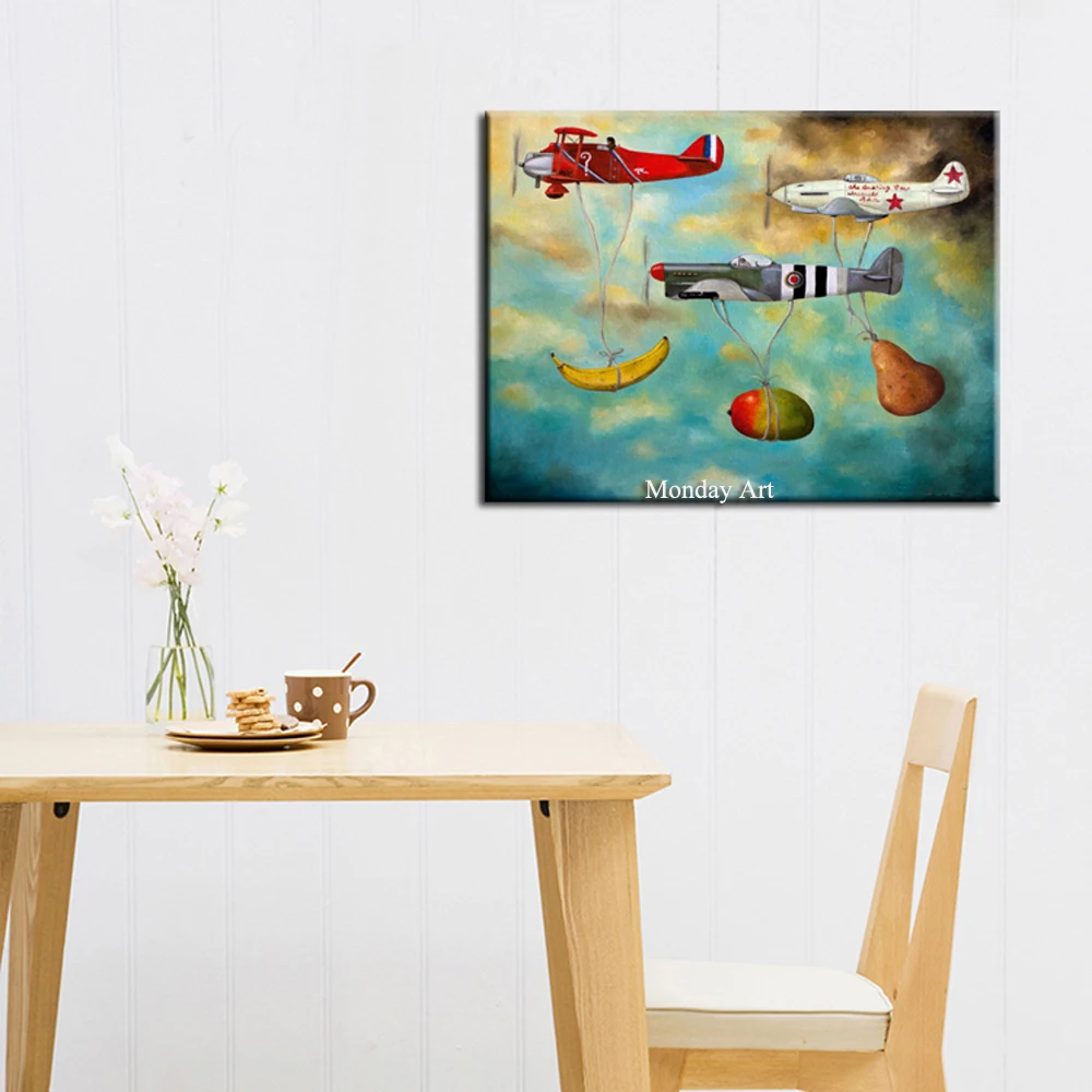 1-Still-Life-Oil-Pain1ting-On-Canvas-Handmade-Impression-Plane-With-Fruit (1)