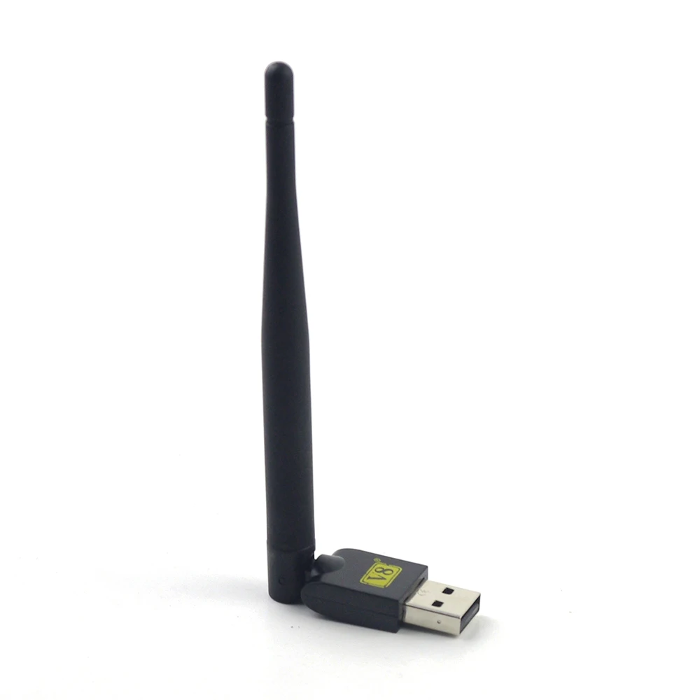 Новое поступление USB WiFi V8 USB Wifi с антенной работает для Freesat V7 V8 серии цифровой спутниковый приемник и другие FTA телеприставка
