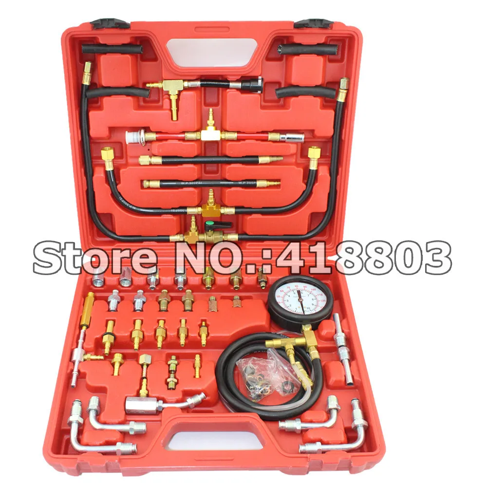 TU-443 Deluxe Manometer Fuel Injection Pressure Tester Gauge Kit system 0-140 psi